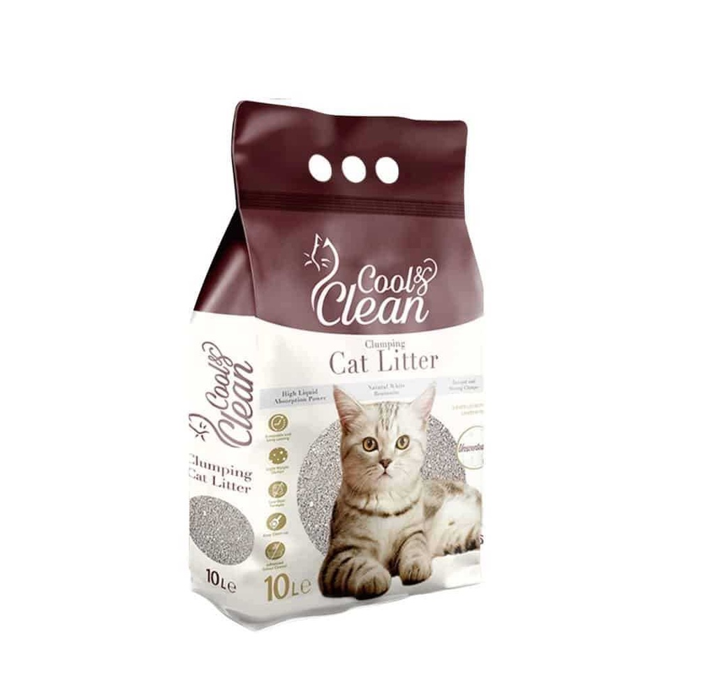 Patimax Cool & Clean Clumping Cat Litter 10L[Flavor - Orange]