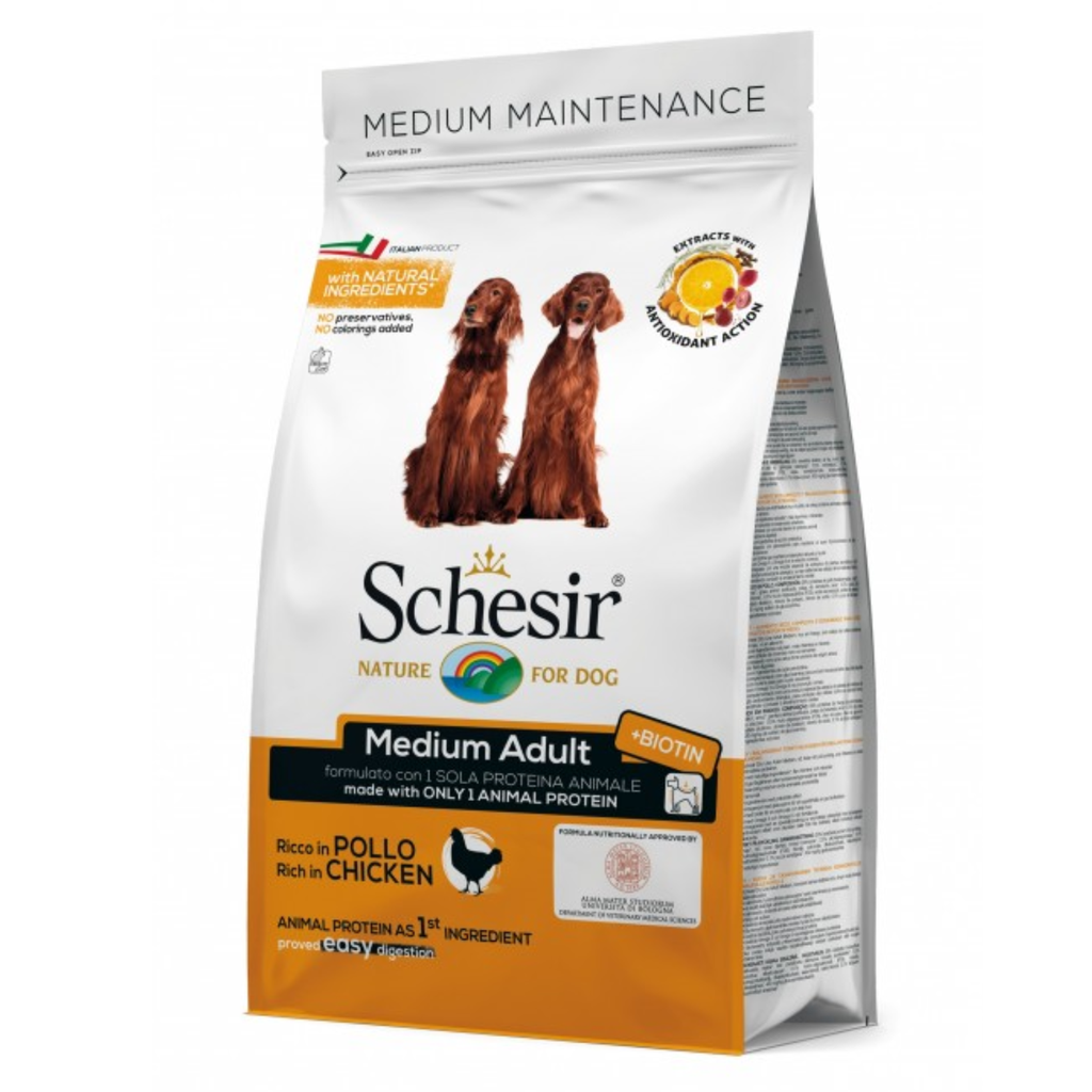 Schesir  Medium Adult Maintenance with Chicken[Weight - 3kg]