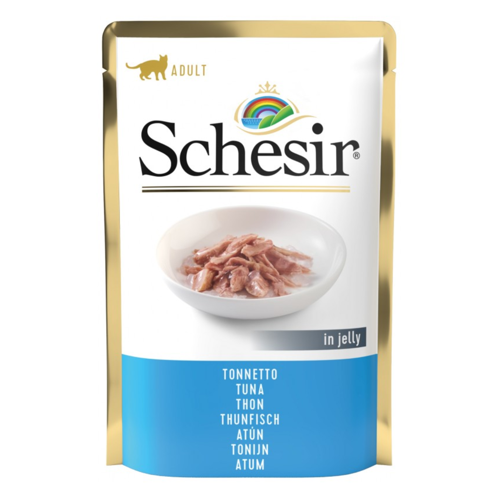 Schesir Cat Pouch Jelly Tuna for Adult 85g (Min Order: 20pcs)