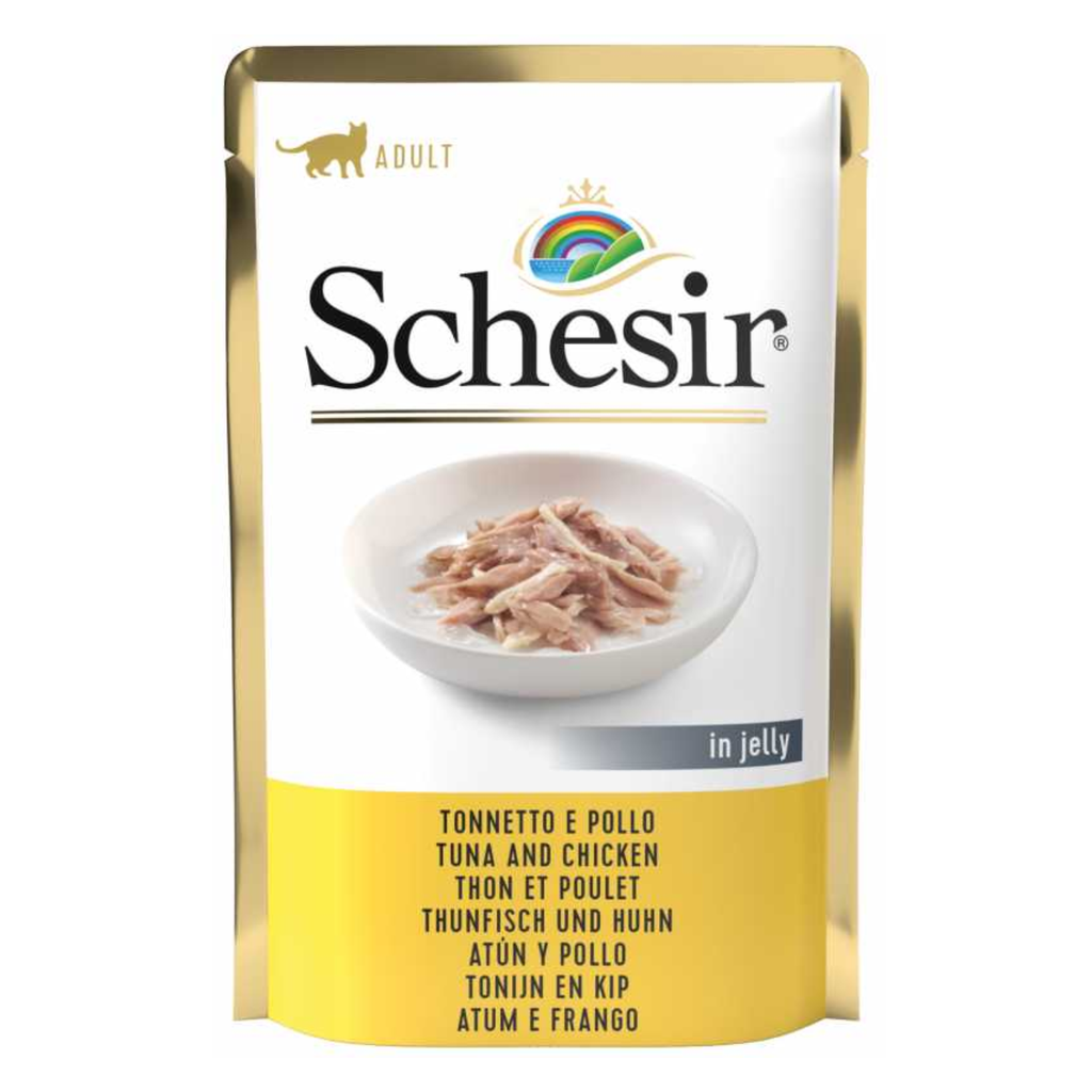 Schesir Cat Pouch Tuna With Chicken 85g (Min Order 85g - 20pcs)[Weight - 85g]