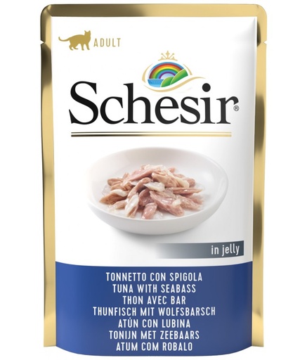 Schesir Cat Pouch-Wet Food Tuna with Salmon- (Min Order 50g - 30pcs)[Weight - 50g]