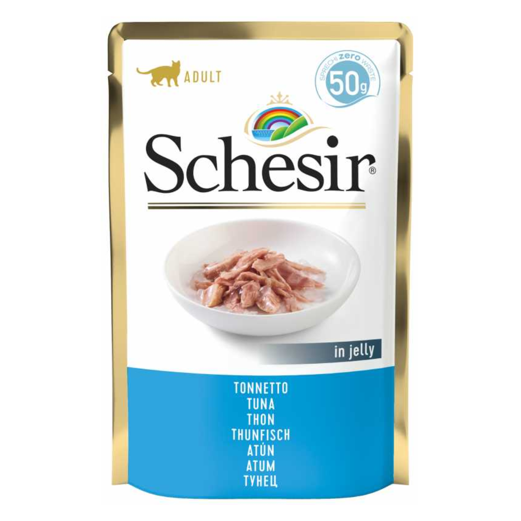 Schesir Cat Pouch-Wet Food Tuna- (Min Order 50g - 30pcs)[Weight - 50g]