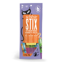 Schesir Stix Treat Variety Pack  6x15g - Mixed Flavors: Chicken,Duck & Salmon, (Min Order- 12 Pack)