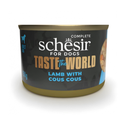 Schesir Taste The World Dog Wholefood - Lamb With Cous Cous 150g (Min Order- 8 Cans)