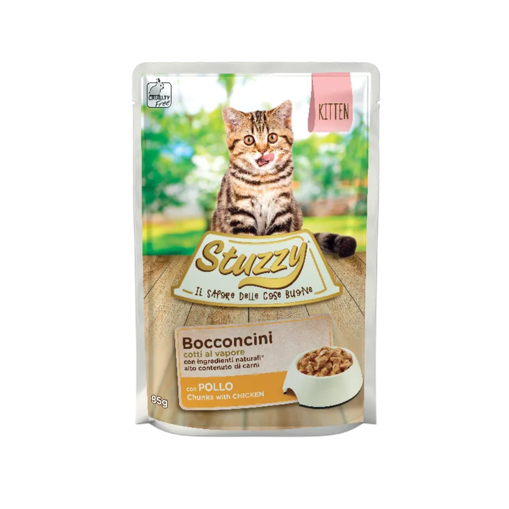 Stuzzy Cat Chunks with Chicken for Kittens  85g (Min Order 85g -24pcs)[Weight - 85g]