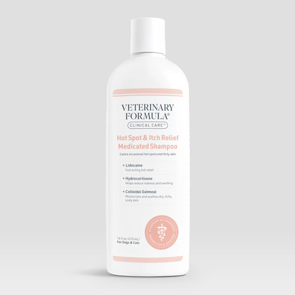 Synergy Labs Veterinary Formula Clinical Care Hot Spot & Itch Relief Medicated Shampoo For Dogs & Cats[Volume - 473ml]