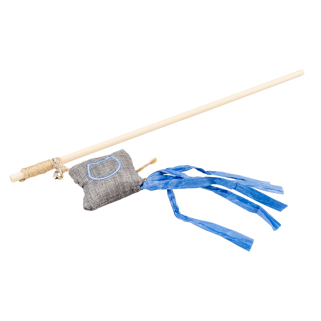  Duvo+ ECO Navy Playing Rod Kite Catnip 20x6x40cm Multicolour