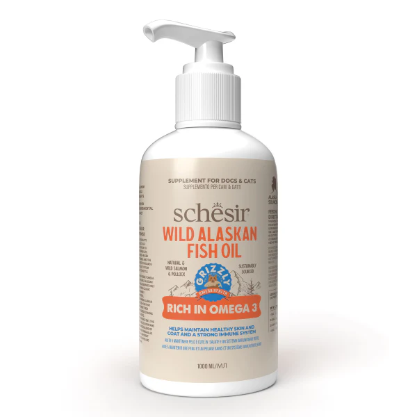  Schesir Grizzly Wild Alaskan Fish Oil Omega Plus 1000ml