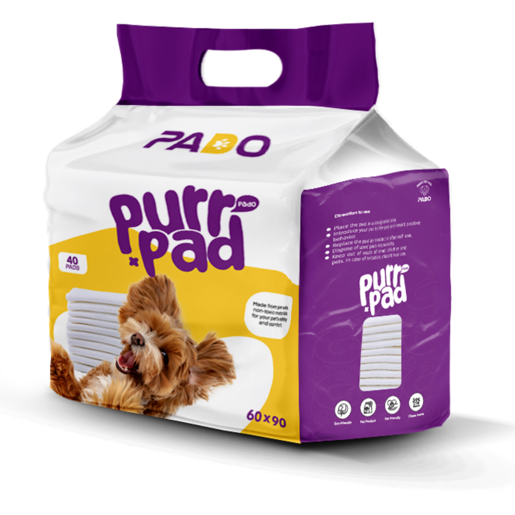 Pado Pet Pad - Advanced Layer Protection - 60x90cm-40pcs