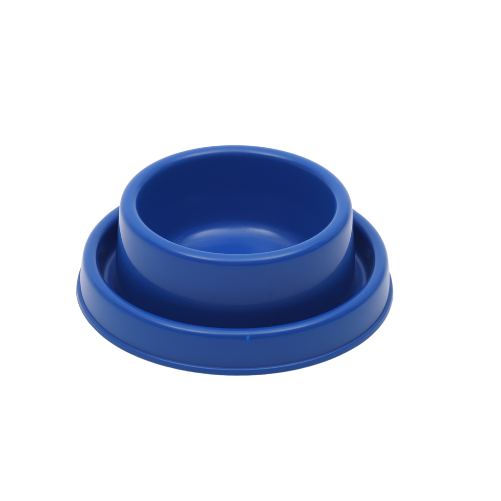 Pet Mode Plastic Dog Bowl 650ml-Blue