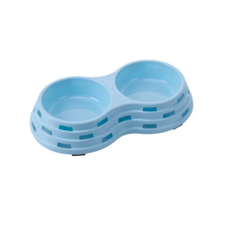 Petbroo Layered Steel Double Bowl