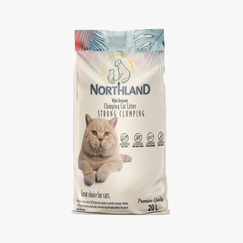 Northland Bentonite Clumping Cat Litter - Unscented [Volume - 20L]