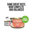 Schesir Complete & Balanced Nutrition Wet Cat Food in Broth Can- Natural Salmon 85g [MOQ:12pcs]