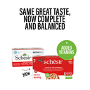 Schesir Complete & Balanced Nutrition Wet Cat Food in Jelly Can[Multi pack]- Tuna With Shrimp-(6X50g)