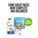 Schesir Complete & Balanced Nutrition Wet Cat Food in Jelly Pouch- Tuna With Seabass 85g [MOQ:12pcs]