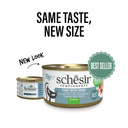 Schesir Complements Cat Wet Food  in Jelly Can- Tuna With Hake 70g [MOQ:12pcs]