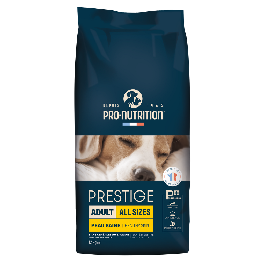 Pro nutrition Prestige Dog Adult All Size Healthy Skin Salmon 12Kg - Grain Free 