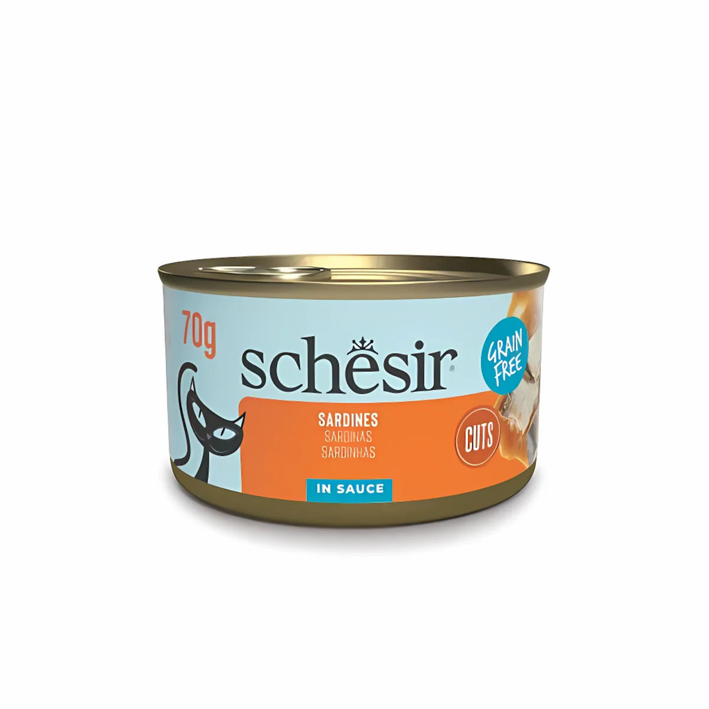 Schesir Grill Wholefood Cat Can Sardines 70g [Min Order:12pcs]