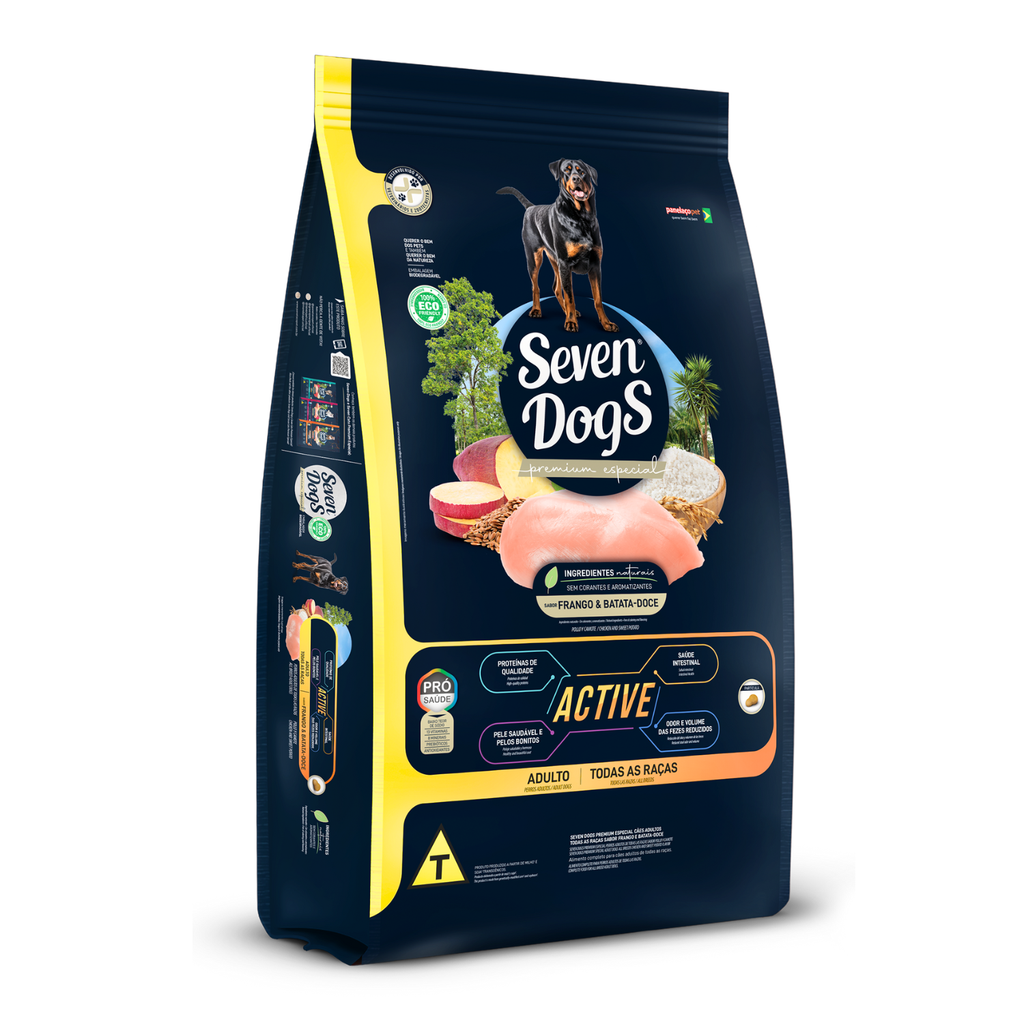 Seven Dogs Dog Food For Adult - Medium And Large Breeds-Chicken & Sweet Potatoes 14kg