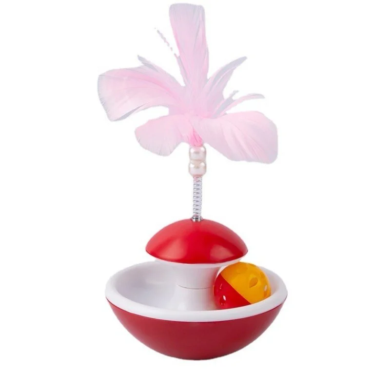 Petbroo FurryFlicker Interactive Toy – RED