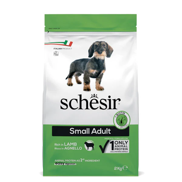 Schesir Dog Dry Food-Small Adult - Lamb 2kg