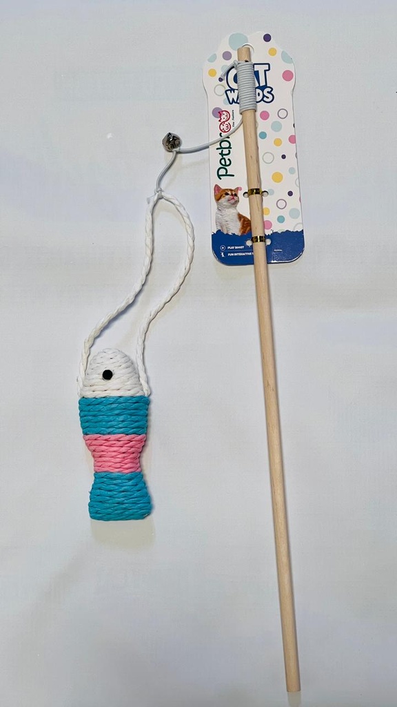 Petbroo Fish Cat Wands Toys