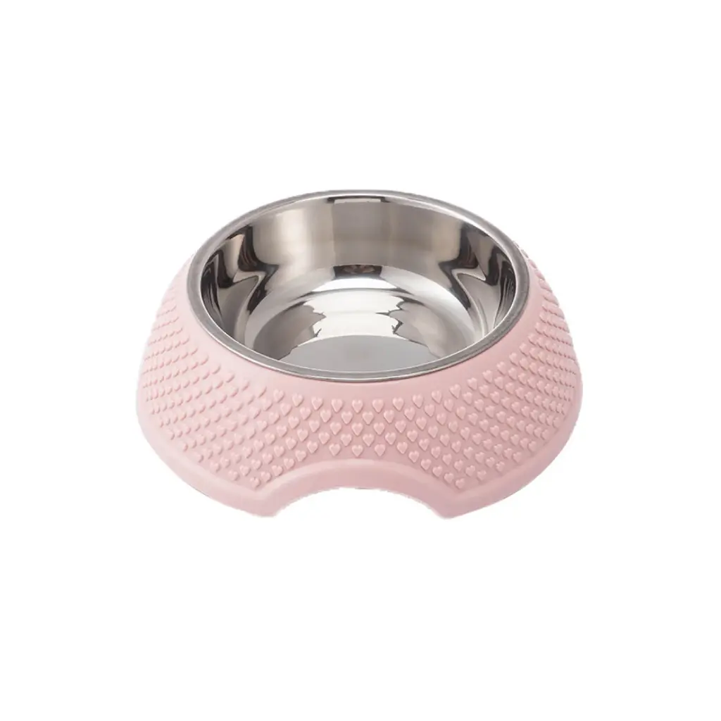 Petbroo Round Steel Bowl 18.5*6 CM