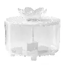 Petbroo Round Transparent Water Fountain