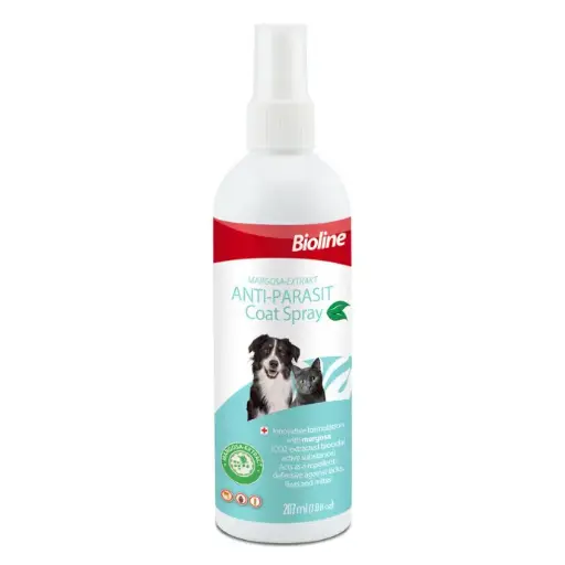 [6970117122008] Bioline Anti-Flea and Tick Spray 207 ml[Volume - 207ml, Flavor - Margosa]