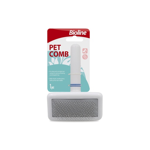 [6970117124972] Bioline Pet Comb White[Size - S]