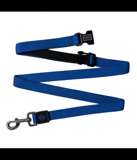 [DCS2072-15S] DOCO® Easy-Snap -HANDS FREE Leash 6ft (DCS2072)[Color - Blue, Size - S]