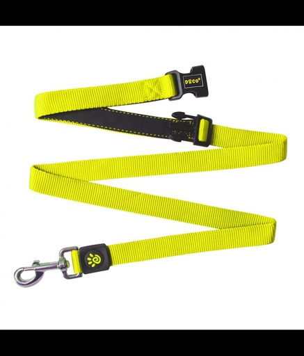 [DCS2072-S7SM] DOCO® Easy-Snap -HANDS FREE Leash 6ft (DCS2072)[Size - M, Color - Safety Lime]