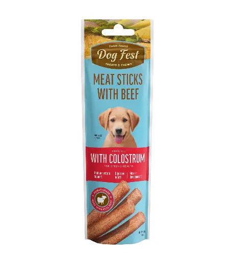 [79211368] Dog Fest Beef  Stick With Colostrum 45g[Weight - 45g]