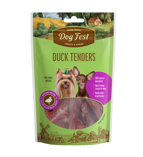 [79711533] Dog Fest Duck Tenders For Mini-Dogs - 55g (1.94oz)[Weight - 55g]