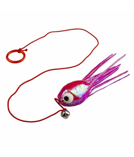 [LR12115] Duvo+ Blinky Octopus With Elastic Purple - 16,5x7x3cm