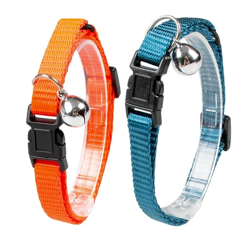 [LR11836] Duvo+ Cat Collar Uni 3 Nylon 20-30cm / 10mm Mixed Colors[Dimension - 20-30cm x 10mm]