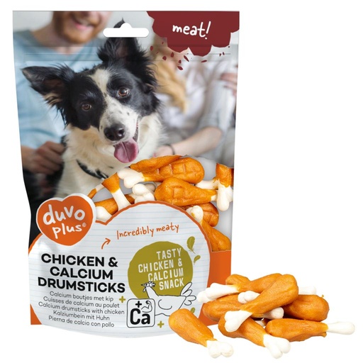 [LR12469-DIS] Duvo+ Meat! Chicken & Calcium Drumsticks[Weight - 180g]