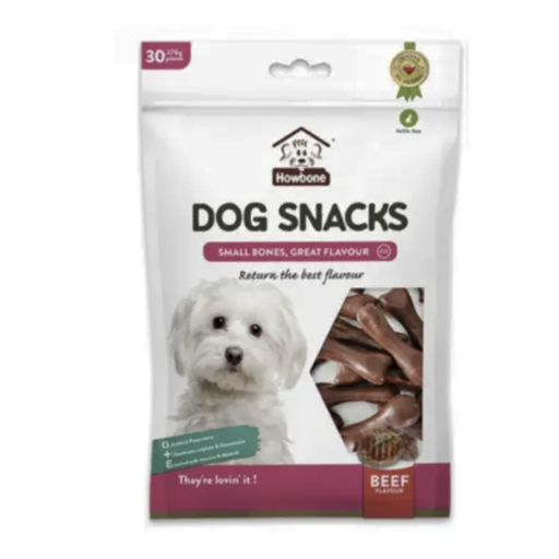 [HB03068] Howbone Dog Snack -Mini Bone 270g (30pcs/pack) - Beef Flavour