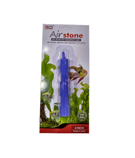 [AIRSTN10 CM - ( 4" ) BS-L4] KW Zone Aquadine Airstone Long Blister Card[Length - 10cm]