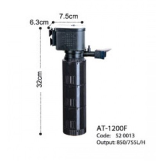 [FAT1200F] KW Zone Atlas AT Internal Filter[Model - FAT1200F, Max Output - 1200L/H]