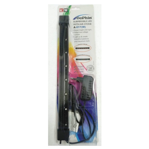 [AIRSTN-A017(L)] KW Zone Dophin LED With Airstone[Length - 46cm]