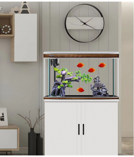 [AQKARISPL-600W] Karis Perfect Aquarium with Cabinet 620x370x500mm[Color - White]