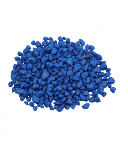 [XF20611D] Natural Color Aquarium Colored Stone -Blue, 5-8mm (10kg/Bag)