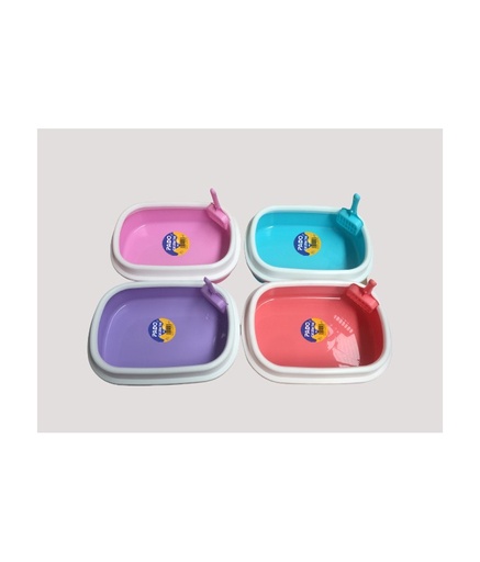 [PD-120108] Pado Normal Cat Litter Tray With Scoop-41x31x12cm