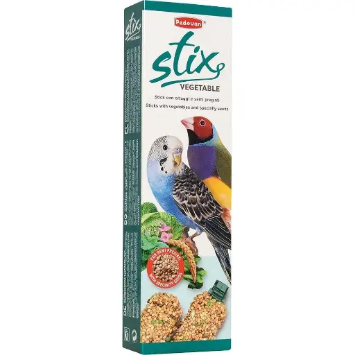 [PP00346] Padovan Stix Vegetable Cocorite/Esotici 100gm(Budgie/Finch)