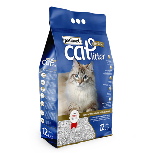 [8680445861934] Patimax Premium Ultra Clumping Cat Litter[Flavor - Lavander, Size - 12L]