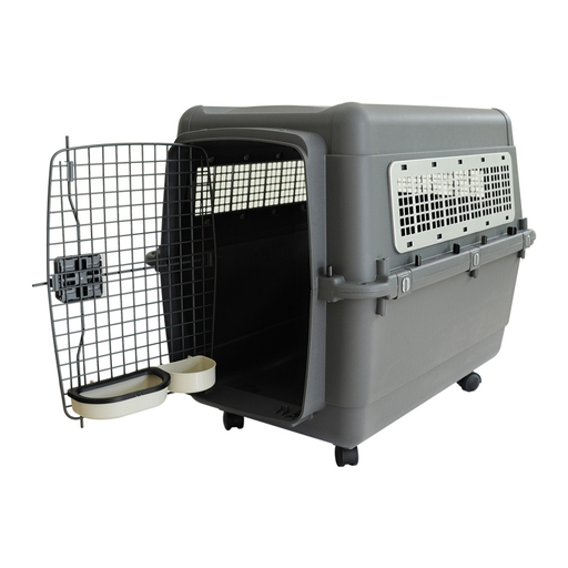 [HC032-L80] Pet Mode Plastic Transporter 80x56x60cm With Wheels [HC032-L80]