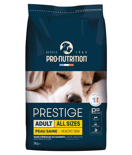 [203720C4] Pro nutrition Prestige Dog Adult All Size Healty Skin Salmon 3Kg - Grain Free