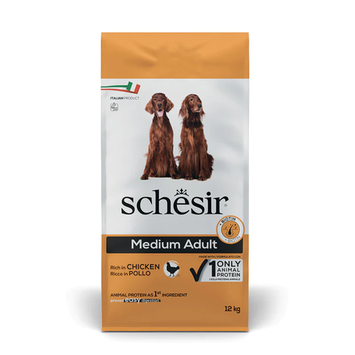 [C02044100] Schesir  Medium Adult Maintenance with Chicken[Weight - 12kg]
