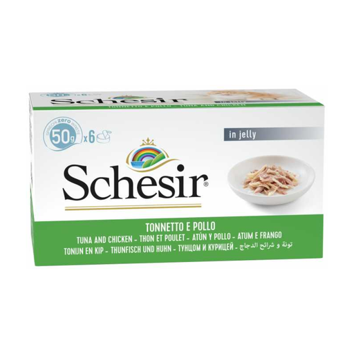 [C01064147-DIS] Schesir Cat Multipack Can Tuna with Chicken-6x50g[Weight - 300g]